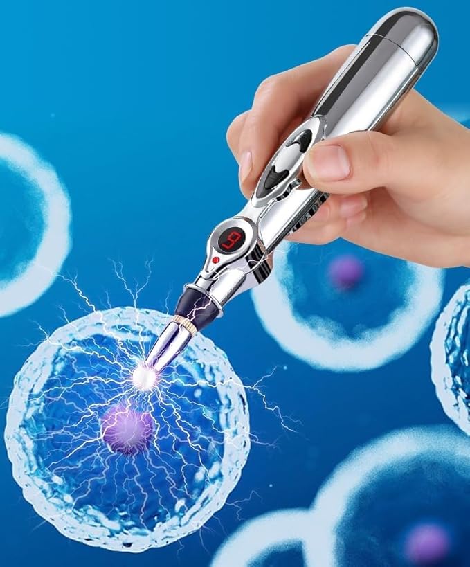 Acupuncture Pen, Electronic Acupuncture Pen, 5 in 1 Electronic Massage Pen, Acupuncture Machine Meridian Pen for Muscle Healing, Pain Relief