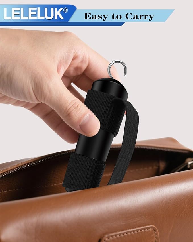 2-Pack Button Hook with Strap for One-Handed Dressing - Adaptive Clothing Aid for Seniors, Arthritis - Non-Slip Ergonomic Handle - Portable Zipper Pull Tool for Easy Buttoning