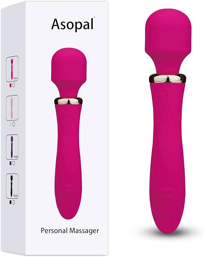 Handheld Back Massager, Electric Full Body Massager, (Red)