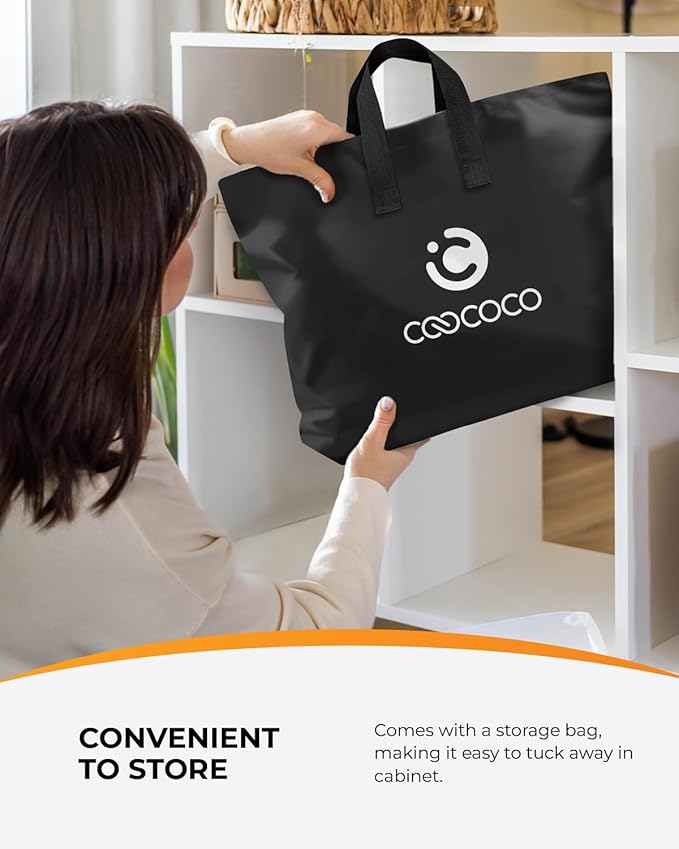 CooCoCo Back Massager with Heat, 8 Vibrating Motors Massage Chair Pad with 2 Heating Levels, Massage Seat Cushion with Auto Shutoff for Home Office Chair, Gifts for Mom Dad Men Women Teens