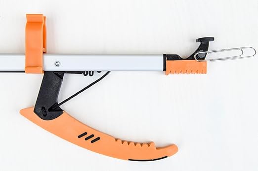 Sammons Preston Easireach II Reacher, 32" Ergonomic Reaching Aid with Magnet, Lightweight 8 oz. Magnetic Grabber Tool & Reaching Claw, Aluminum Trash Pickup, Lightbulb Remover, & Garden Nabber, 2 Pack