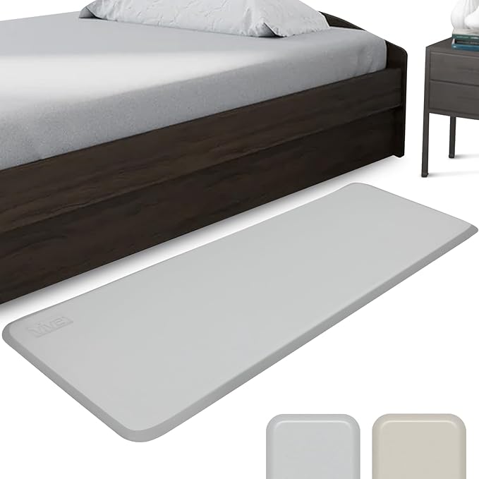 Vive Fall Mat - 72" x 24" Bedside Fall Safety Protection Mat for Elderly, Senior, Handicap - Prevention Pad Reduce Risk of Injury from Impact - Prevent Bed Falling - Anti Fatigue, Standing Non Slip