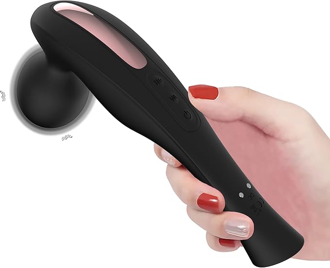 Electric Cordless Back Massager-Personal Handheld Portable Fuigarry Full Body Massage Tool,for Shoulder,Neck & Deep Tissue Massage-Relieves Muscle Pain,Fatigue & Restores Damaged Muscle Tissue.(Black)