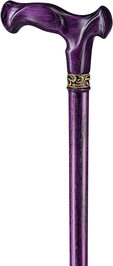 Asterom Handcrafted Canes for Men - Ergonomic, Stylish, Wooden Walking Cane for Men, Cool Walking Sticks for Seniors