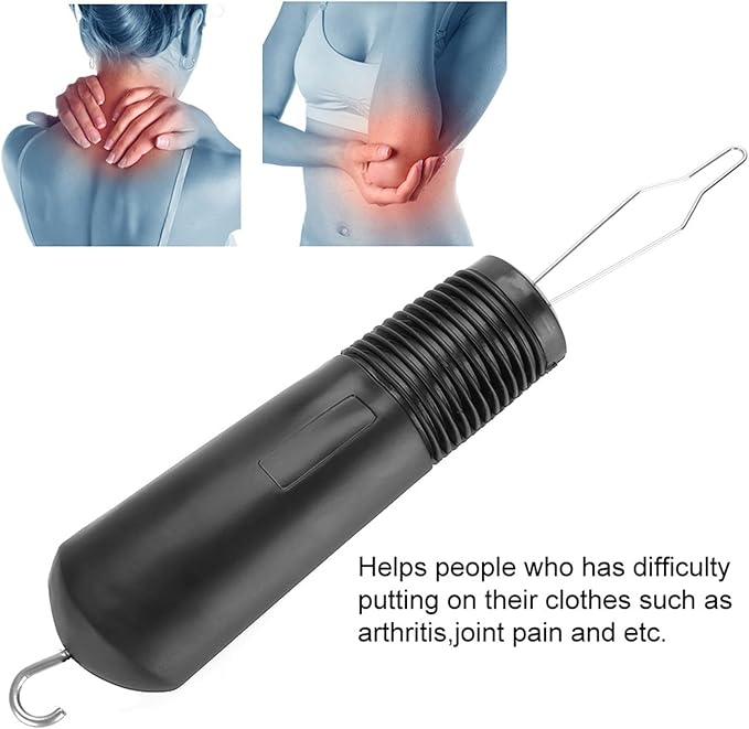 Button Hook and Button Hook and Zipper Pull Arthritis Aids Clothes Button Hook Helper for Seniors Helper Help to Zip Pants Puller Clothes Aid Joint Pain Patients Tool Button Aid