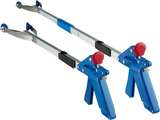 ArcMate 26" EZ Reacher Deluxe Locking Indoor Reacher Grabber with 5lb Pickup Capacity & 42" EZ Reacher Deluxe Locking Indoor Reacher Grabber with 5lb Pickup Capacity, Pack of 2 Reachers