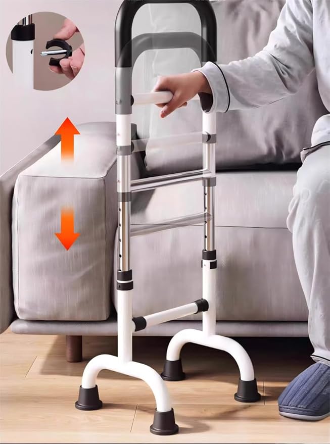 Stand Assist Aid for Elderly; Couch Stand Assist; Mobility Aids for Seniors; Toilet Assist Rails for Tight Bathroom; Knee Surgery Recovery Aids; Height Adjustable to 36''; Weight 5lbs, Bear 350lbs