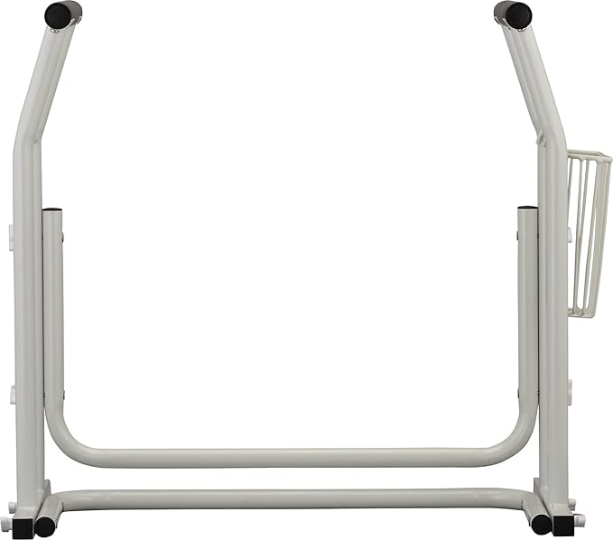 NOVA Toilet Safety Support Frame, Bathroom Assist Handrails, Lightweight Aluminum, 300 lb Weight Capacity