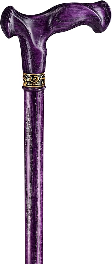 Asterom Handcrafted Canes for Men - Ergonomic, Stylish, Wooden Walking Cane for Men, Cool Walking Sticks for Seniors