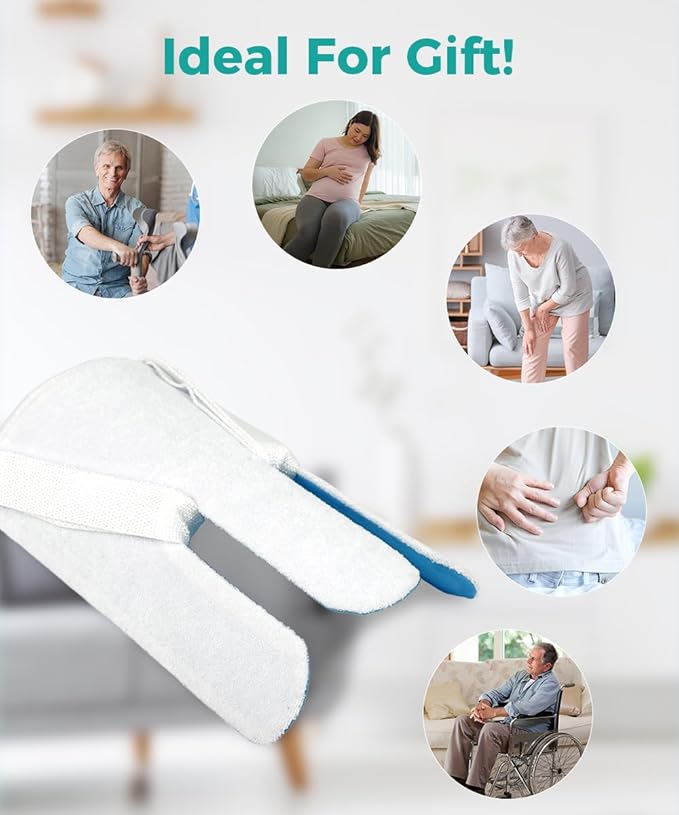 Sock Aids for Putting On Socks with Shoe Horn and Button Hook, Easy On Off Helper for Seniors and Disabled, No Bending Required (Basic)