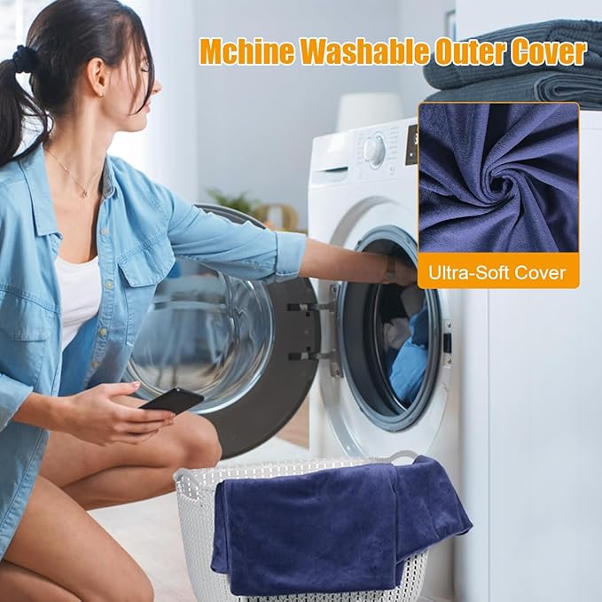 RIOGOO Pet Heating Pad, Electric Heating Pad for Dogs and Cats Indoor Warming Mat with Auto Power Off (S: 17.5"x14")