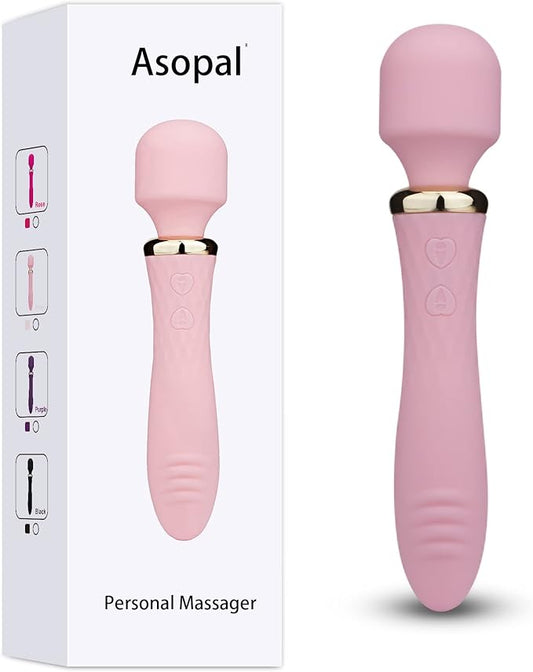 Handheld Back Massager, Electric Full Body Massager, (Pink)