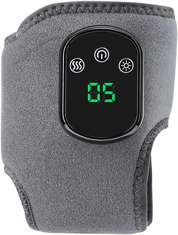 Portable Foot and Ankle Massager with Heat – 3-Speed Vibration & 5-Temperature Settings, Wireless for Pain Relief, Swelling, Plantar Fasciitis, Travel & Home Use (2)
