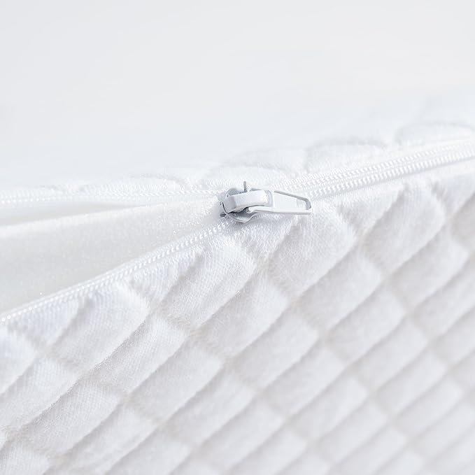 Wedge Pillow Headboard Full Size - Ergonomic Support for Sleeping, Post-Surgery, Acid Reflux Relief, and More - CertiPUR-US Certified Memory Foam & Removable Cover, Wedge for Headboard Gap, Full