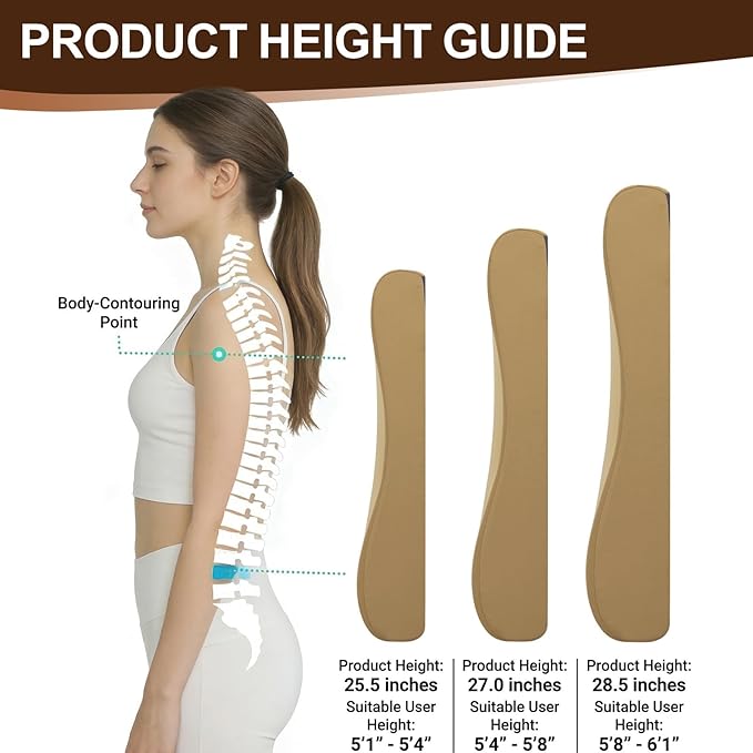 HAVARGO 2-in-1 Neck Pillow Lumbar Support Pillow for Recliner Couch & Nursery Glider Chairs- High-Resilient Foam Cushion Ergonomic Back Support for Comfort in Rocking, Feeding, Nursing Brown L