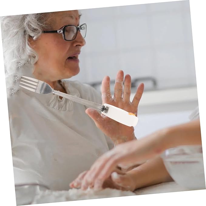 Adaptive Utensils for Seniors Tremble Fork and Spoon Non- Design for Elderly and Disabled Ergonomic Grip for Easy Handling for Daily Dining Needs