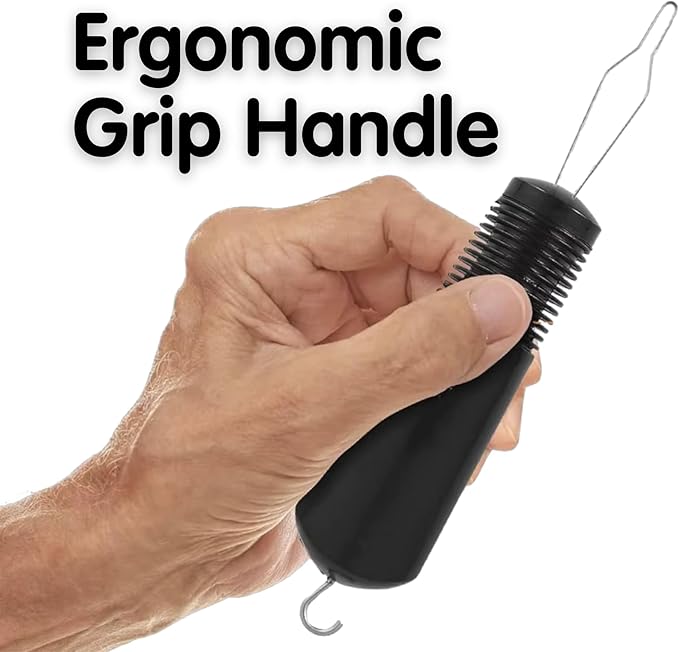 Button Hook for Seniors and People with Arthritis – One-Handed Gadget for Fastening Buttons and Pulling Zippers. Ideal for Joint Pain, Motor impairments, or Coordination Issues.