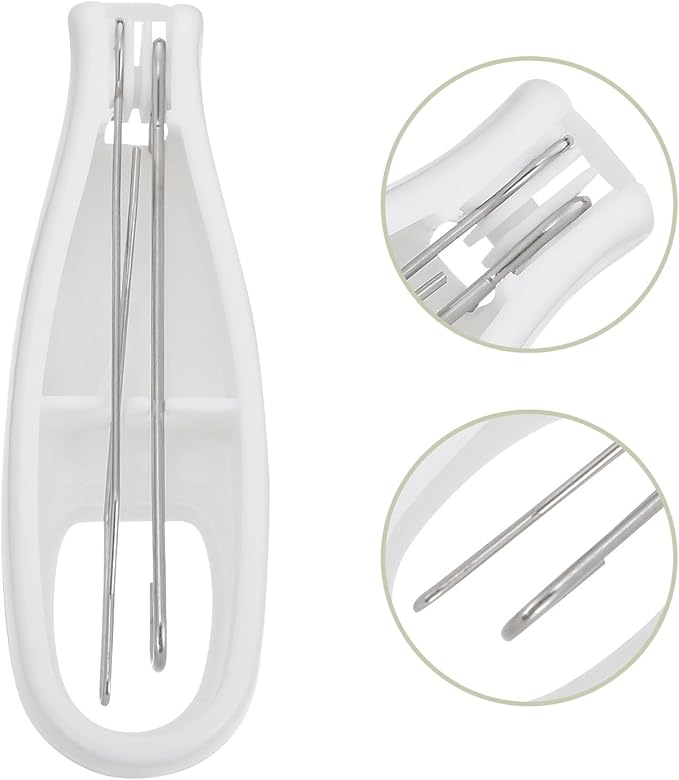 iplusmile Button Hook Dressing Aid and Zipper Puller Tool, Fixed Button Hook Helper for Seniors and Disabled, Lightweight One-Handed Buttoning and Zipper Assistance Device for Clothing