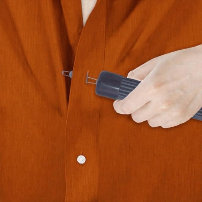 Rehabilitation Advantage Ribbed Handled Button Aid with Zipper Pull