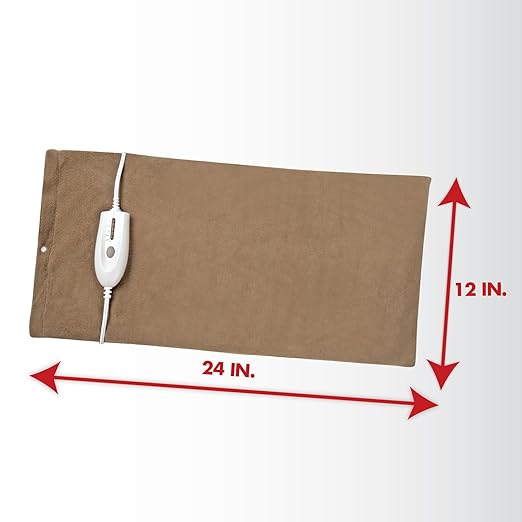 Veridian Healthcare TheraCare Deluxe XL Moist or Dry Heating Pad, Brown, Universal (24-510)