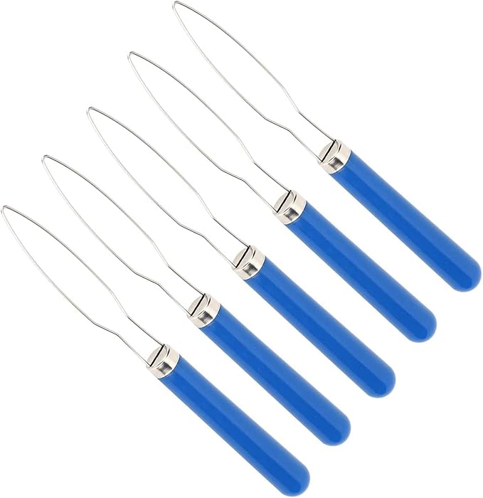 Button Hook 5 PCS Lightweight Button Aid Hook Button Helper Tool & Button Assist Device Shirt Coat Buttoning Aid Button Helper Elderly Seniors Arthritis Sufferers Button Fastener Button Puller