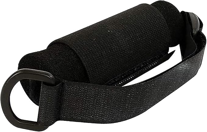 Universal Cuff Utensil Holder Strap Elderly Hand Strap for Holding Holds Utensils Writing Aids Parkinson Arthritis Tremors Patient Eating Assistance (Black)