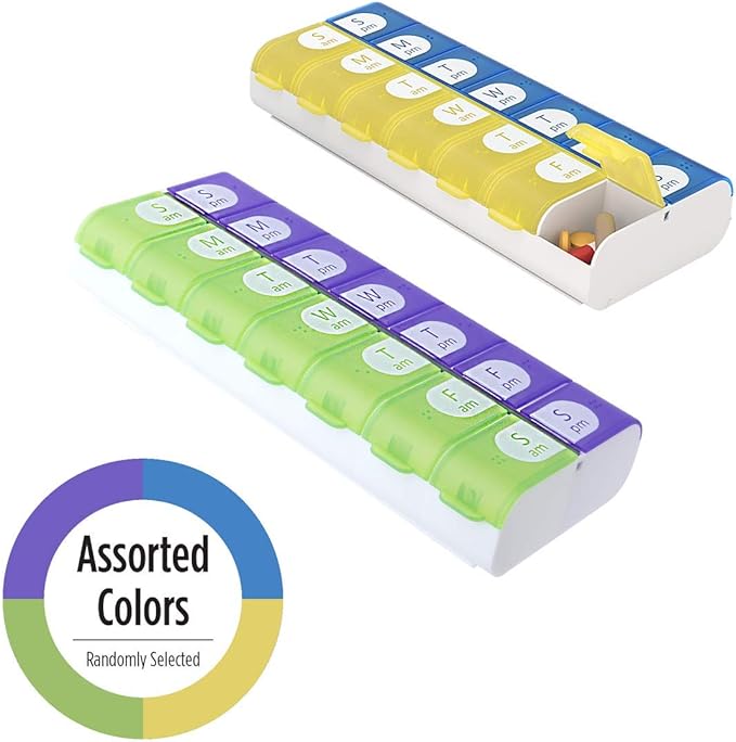 Ezy Dose® Easy Fill Weekly AM/PM Pill Organizer