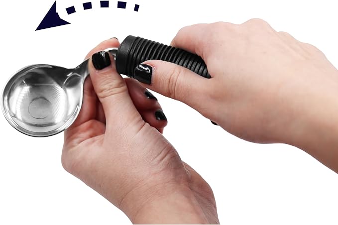 KMINA Bilateral Adaptive Spoons for Disabled Adults with Velcro Strap (Swivel Angle), Bendable, Medical, Curved for Arthritic Hands and Parkinsons