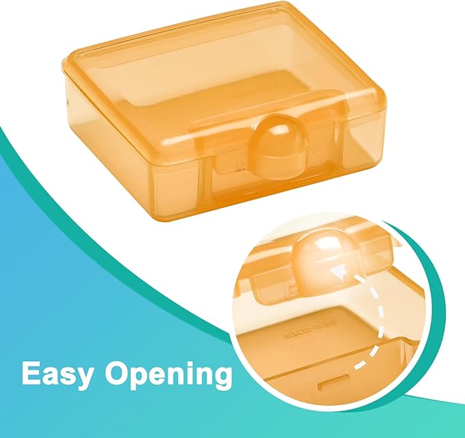 Fullicon Monthly Pill Organizer 1 Time a Day with 32 Compartments, 30 Day Pill Organizer with Labels, Portable Medicine Pill Organizer for Vitamin, Fish Oil, Supplements (Black/Rainbow)