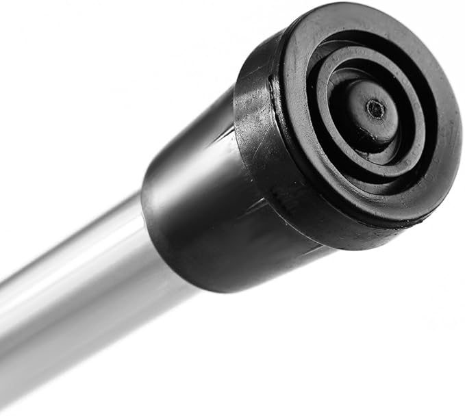 Folding Lightweight Walking Stick - Adjustable Aluminum Metal Collapsible Travel Cane with Non-Slip Rubber Base