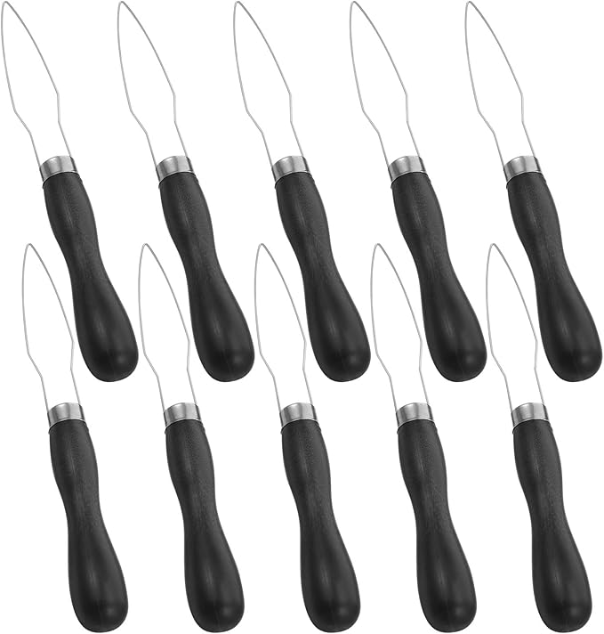 HOMSFOU 10-pcs Button Fastener Tool Kit with Easy-Grip Handle for Seniors and Arthritis, One-Handed Adaptive Dressing Aid for Jeans, Pants, Wedding Dresses, and Shirts