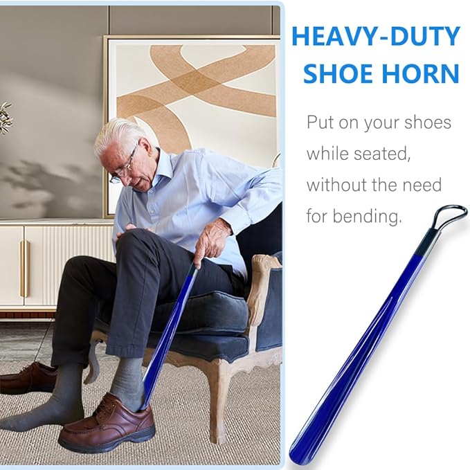 7PC Hip Kit For Seniors Total Hip Replacement Prime, Hip Replacement Kit After Surgery, Hip Replacement Recovery Kit With Grabber,Sock Aid,Leg Lifter,Dressing Stick,Shoehorn,Back Scratcher,Bath Loofah