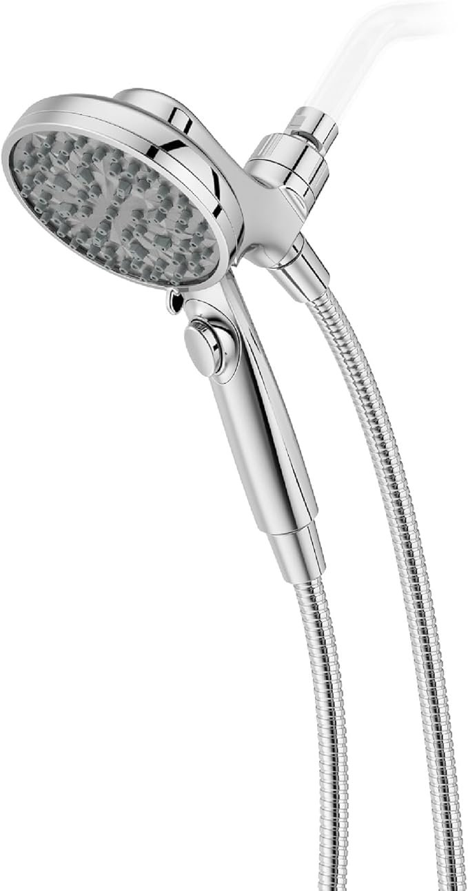 Pfister HydroFuse Handheld Shower Head, Hose Included, Magnetic Docking, 6-Function, 1.75 GPM, Polished Chrome Finish, 016WS2HFM01CC