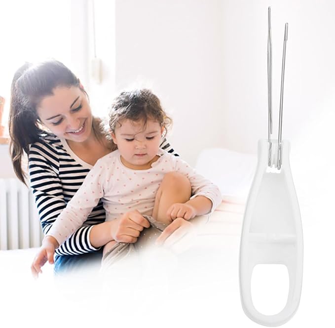 Angoily 2pcs Button Hook and Zipper Pull Assist Tool for Clothes Wearing Assistance, Fixed Button Hook Accessory with Handle Grip, Dressing Aid for Seniors and Disabled Users