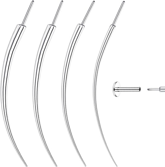 GEMQUEEN Piercing Taper Ball Grabber Tool for Changing Jewelry - 14G 16G 18G 20G Stainless Steel Flat Back Earrings Applicator Tool Threadless Insertion Pin Thread Body Piercing Kit for Ear Nose Lip