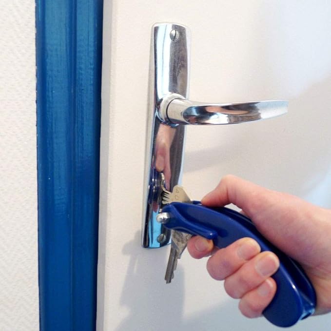 Fanwer 2 Pack Button Hook and Zipper Pull Helper and Fanwer Key Turner Aid for People with Arthritis or a Weakened Grip