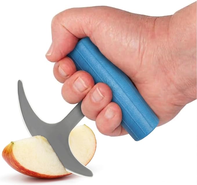 Rehabilitation Advantage, TGrip with Plastic Blue Handle, Rocker Knife