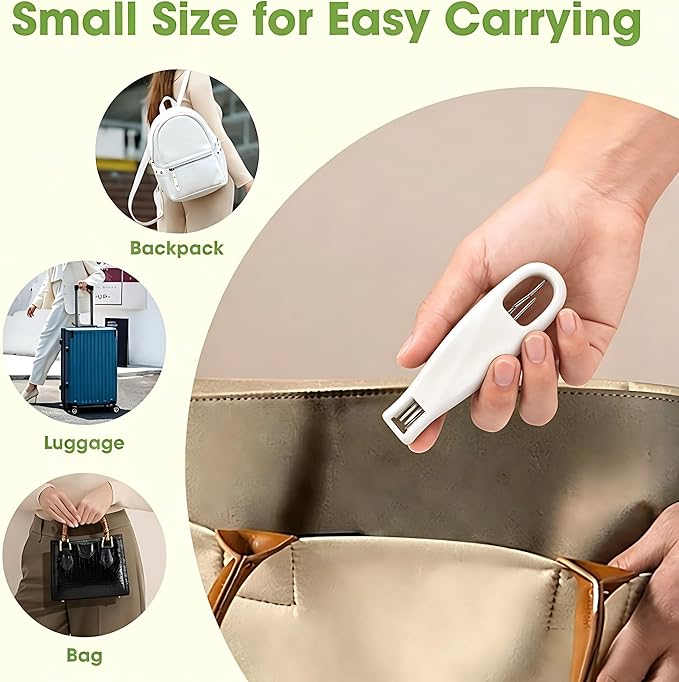 Button Hook and Zipper Pull Helper, Compact One-Hand Dressing Aid for Seniors & Limited Mobility, Ergonomic Buttoner Assist Tool for Daily Independent Living, Travel-Sized Assistive Device