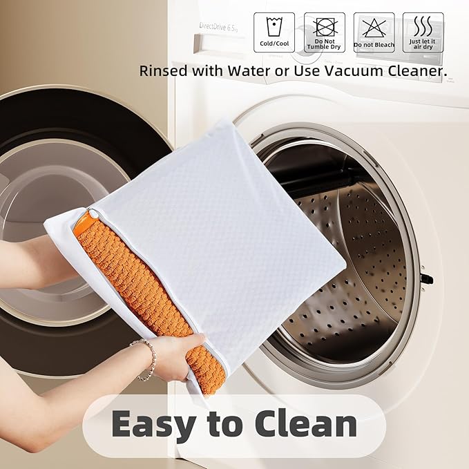 TYUU Bathroom Runner Rugs, Long Bath Mat Runner Washable Thin Quick Dry Low Pile Bathroom Runner Rugs Non Slip, Orange 24"x70"
