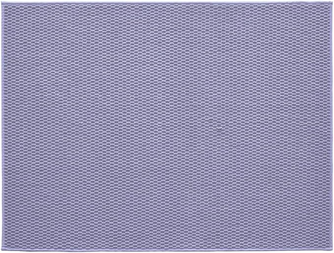 TYUU Large Bathroom Rugs Non Slip Washable Bath Rugs Super Absorbent Bathroom Rug Thin Quick Dry Low Pile Bath Mats, Lavender 36"x48"