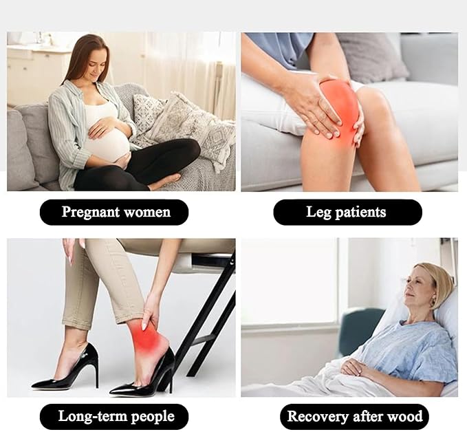 Inflatable Feet Rest - Portable Leg Elevating Cushion, Soft Support Pillow, Ergonomic Alignment Aid, Lightweight PVC Material | Relief Device for Seniors Adults Pregnancy and Post surgerys Recovery