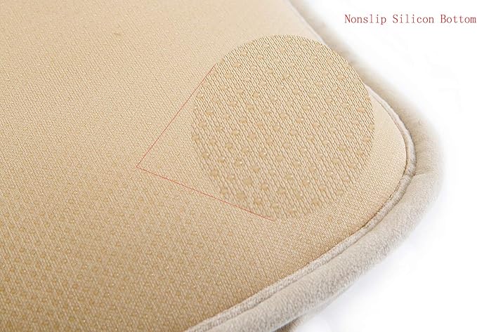 ALIBO Soft and Warm Bottom Chair Cushion Back Lumbar Support Set Non-Slip Velvet Coccyx Sitting Pads Adjustable Low Back Pain Relief Pillow for Adults