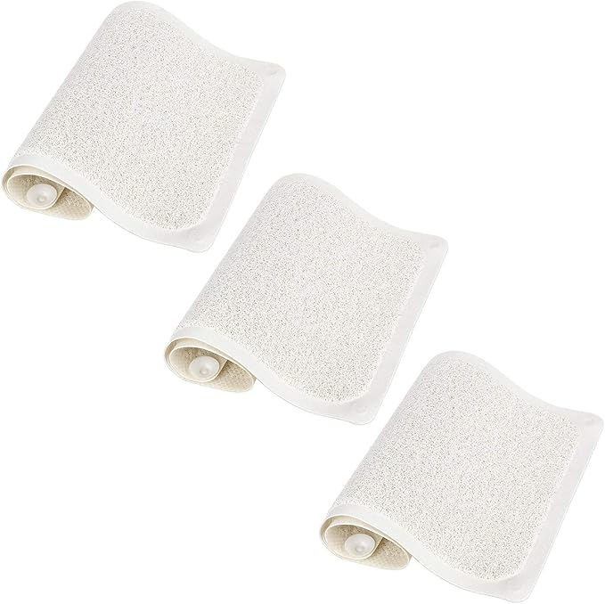 Huji Drain Away Slip-Resistant Shower Mat with 10 Super Suction Cups for Shower or Bathroom - Great for The Elderly and Children (3)