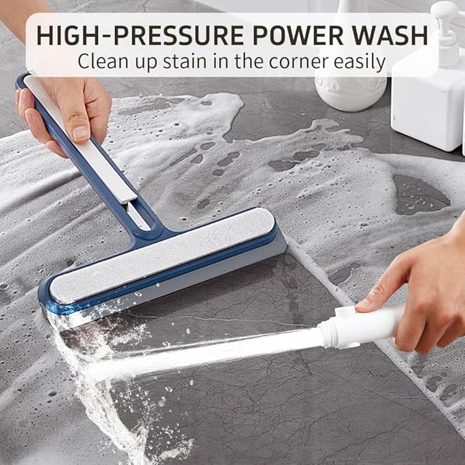 DOILIESE Shower Head with Handheld Spray High Pressure Shower Head with ON/Off Switch, 3-Modes Shower Head with Hose,White