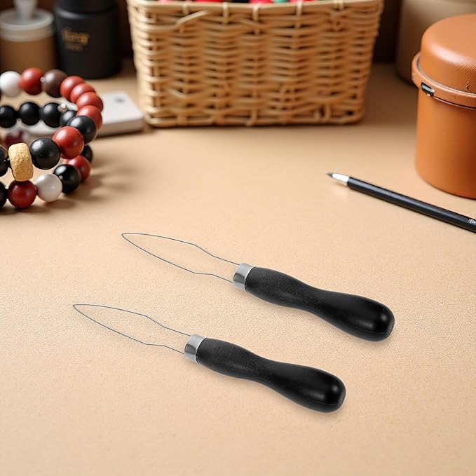 10pcs Button Hooks with Plastic Handle, Snap Button Fastener and Zipper Pull Assist Tool for Seniors, Dressing Aid for Travel, Weddings, and Daily Living