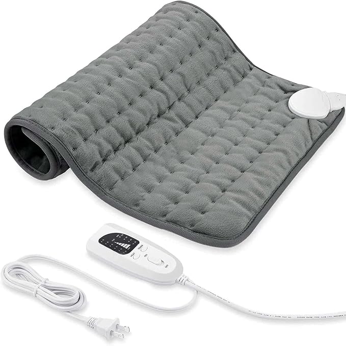 24x20 Inch Electric Heating pad for Back Neck Shoulder Knee Arms Legs- Electric Heat Pads with 6 Heat Settings & Auto Shut Off &Dry/Moist Heat Heating Pad for Birthday Mother Father Girl Men Women