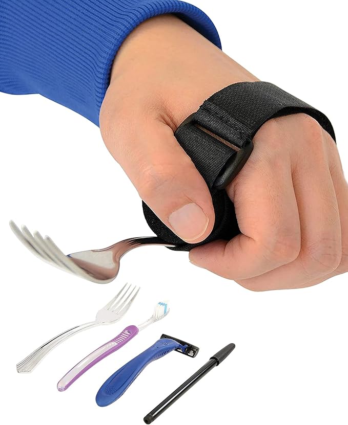 Universal Cuff, Weak Hands Assistive Gadgets, Eating Utensil Holder, Hand Assistive Devices for Elderly/Arthritis/Weak Grip Hands/Parkinsons