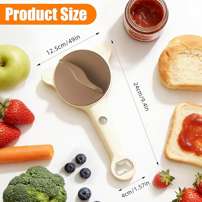 Jar Opener for Seniors,4-in-1 Adjustable Multi-Function Bottle Opener,Suitable for Sauce Jars,Bottles and All Types of Canned Foods