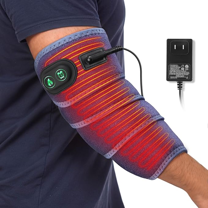 Elbow Heating Pad, Arm Heating Pad, Heating Pad for Elbow Pain Relief, Elbow Heat Pad, Arm Heated Pad, Comfortable Heat Therapy for Everyday Use, HSA Eligible FSA, Blue