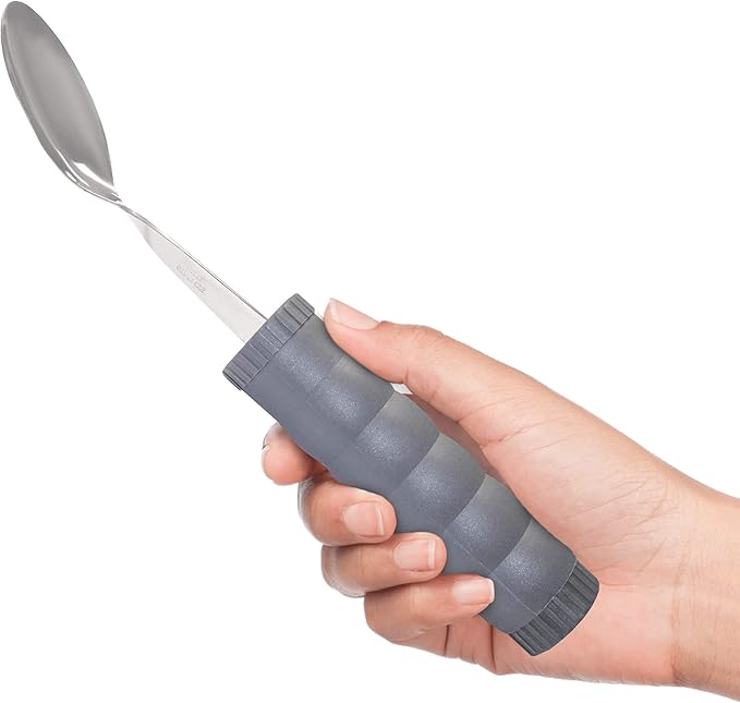 Rehabilitation Advantage Adjustable Weighted Tablespoon with Washer Center (Pack of 2)